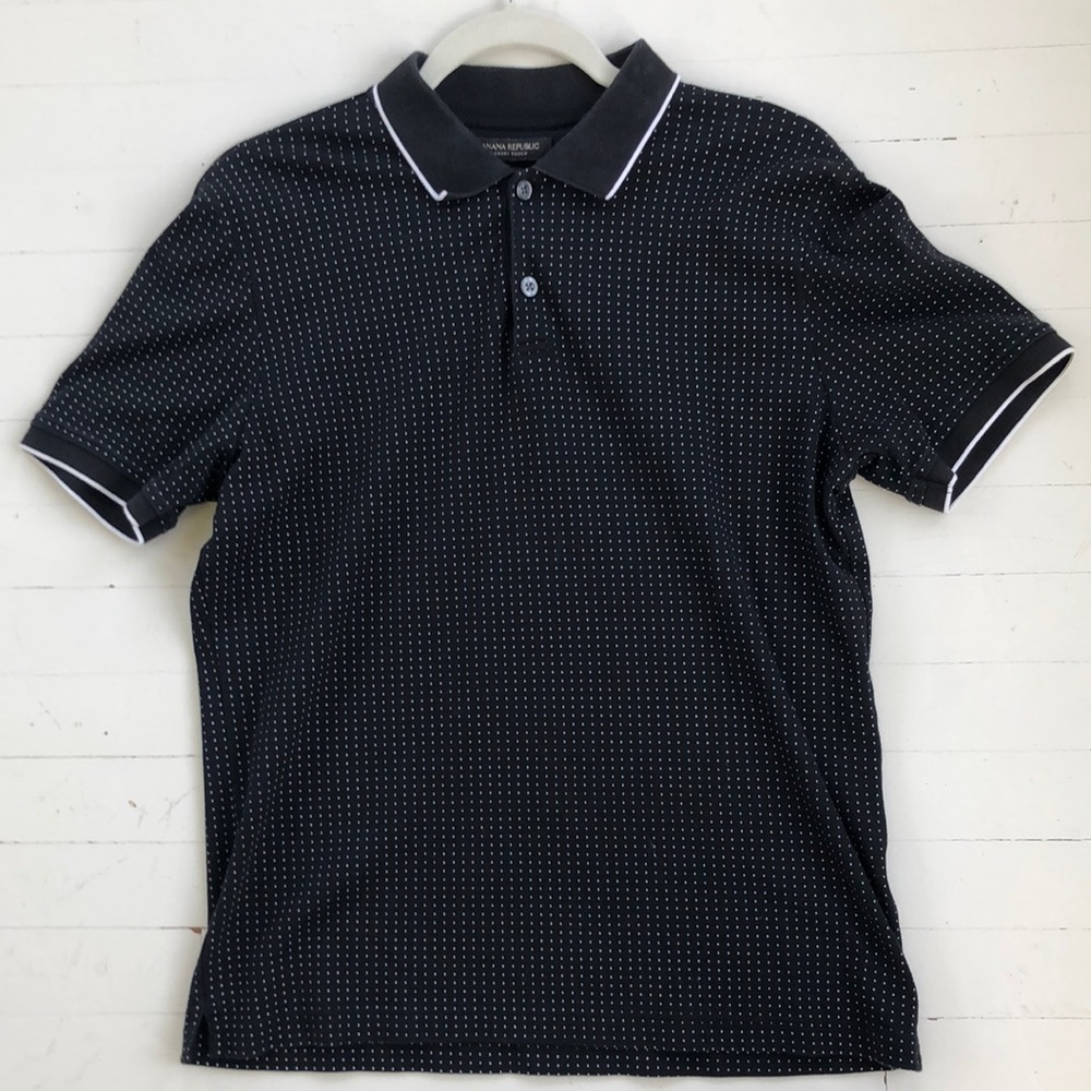 Banana Republic polo shirt, mens medium